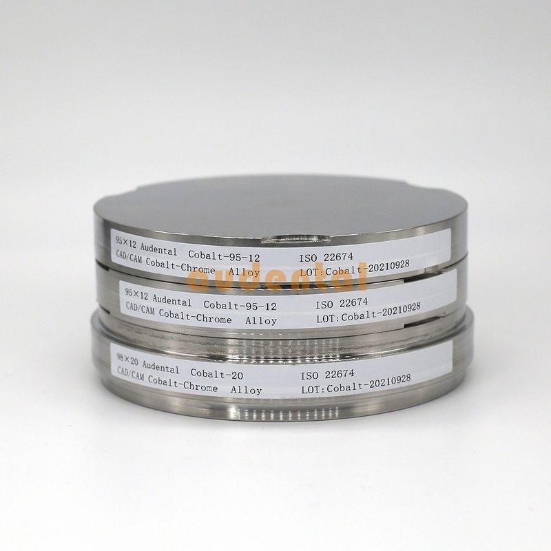 Audental CoCr Block Disc Dental Cobalt Chrome Alloy Disc voor CAD CAM freesysteem