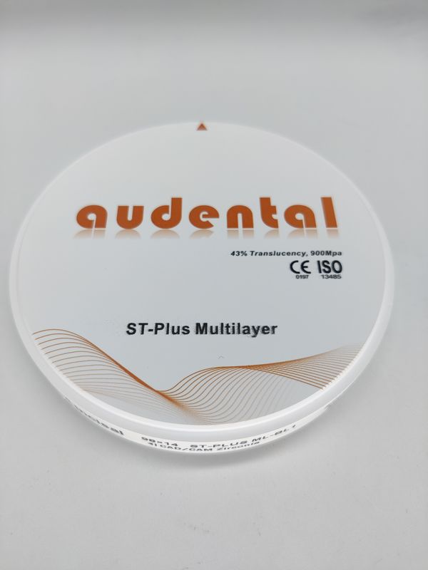 Smooth Vita 16 ST-Plus Multilayer Zirconia Block 900Mpa Sterkte 12 14 16 18 20 22 25mm Ronde schijf