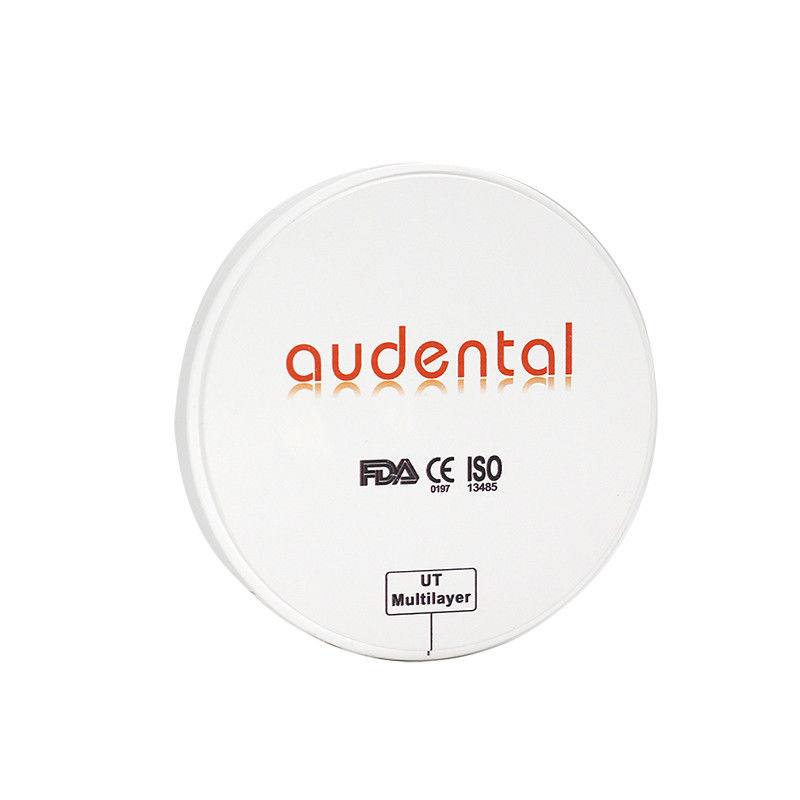 12-25 mm dik meerlagig zirconiablok met sterkte 600Mpa UT ML Yttria gestabiliseerd zirconia