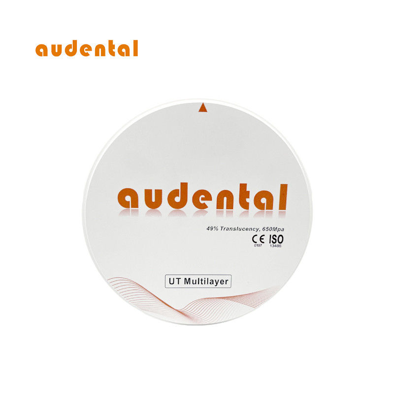 Glanz Vita 16 Zirconia blok met 49% doorzichtigheid en 680Mpa sterkte voor tandherstel