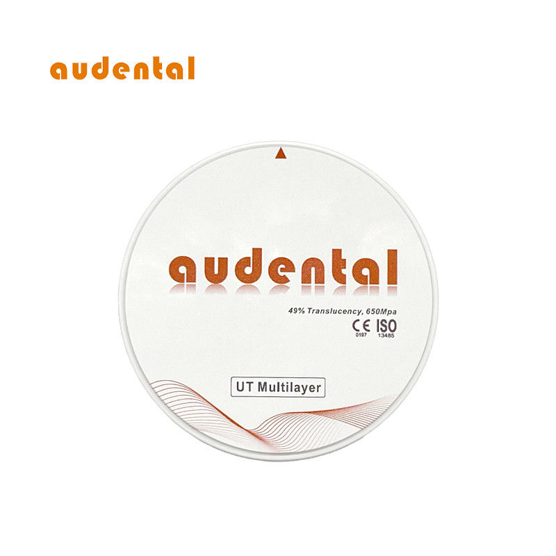 Glanz Vita 16 Zirconia blok met 49% doorzichtigheid en 680Mpa sterkte voor tandherstel