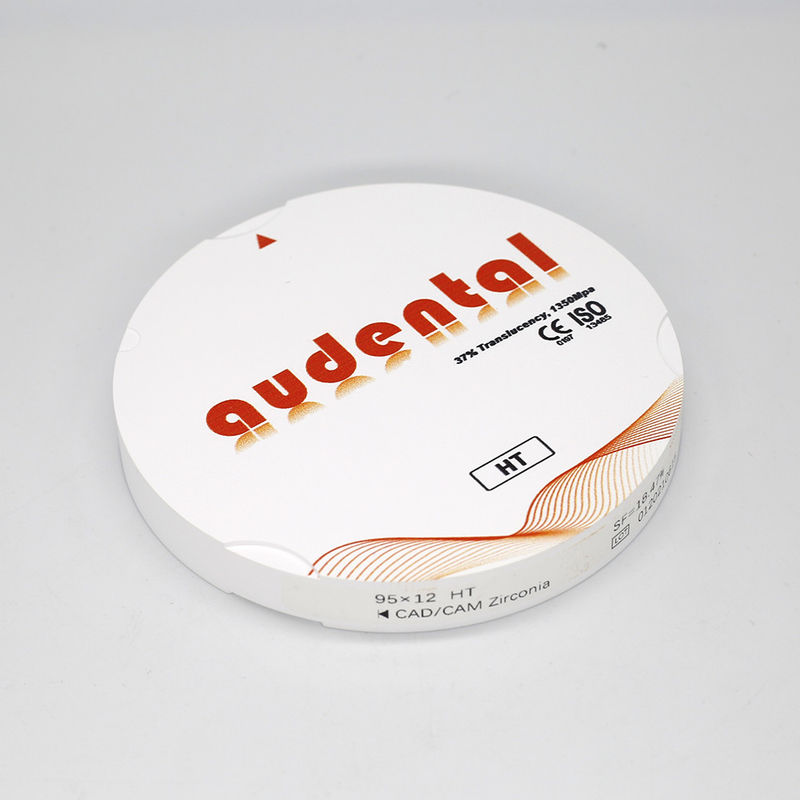 Aangepaste 20-kleurige tandheelkundige zirkoniumoxide blok HT/DHT witte zirkoniumoxide blok voor precisie tandheelkunde