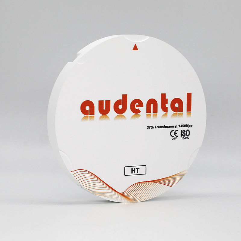 Audental HT Witte Zirconia schijf voor tandheelkunde 98/95/92mm OEM/ODM tandheelkundige leverancier