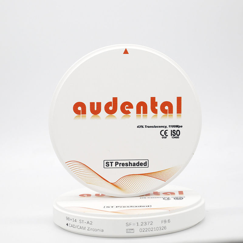 Full-Contour kroon en brug Pre-schaduw Zirconia Block Zirconia en Roland Weiland Oorsprong Yena Audental