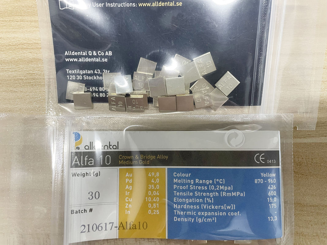 Audental A42 (NOBLE ALLOY /Crown&Bridge Alloy /Yellow/Au49,5%)