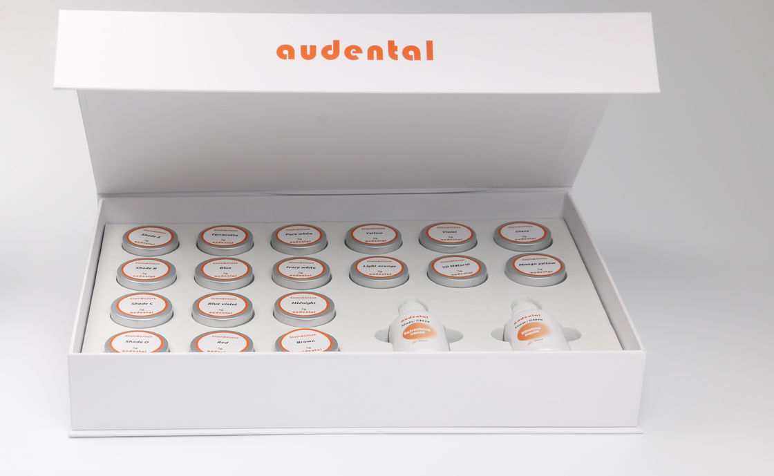 Stain Glaze Paste Set voor tandheelkundige laboratoriumapparatuur bereiken ideaal effect in één kleuring