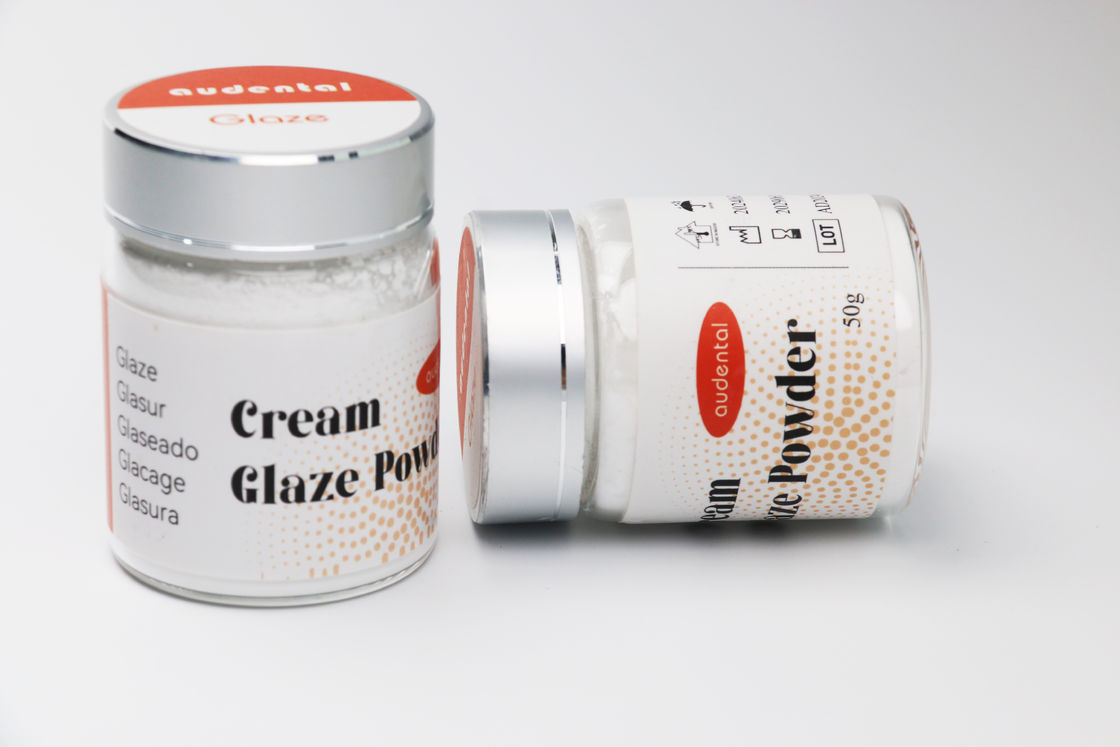 Audental universele glazuurpoeders die een consistente kleur en een levendige afwerking voor tandheelkundige laboratoriumapparatuur bereiken