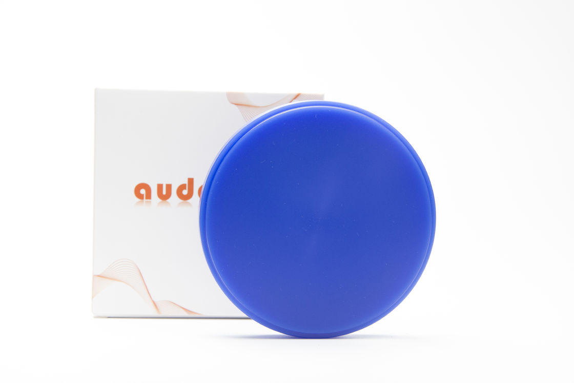 Hoge nauwkeurigheid en nauwkeurigheid passen marges tandwaas schijf blok in blauw groen wit en grijs audentaal