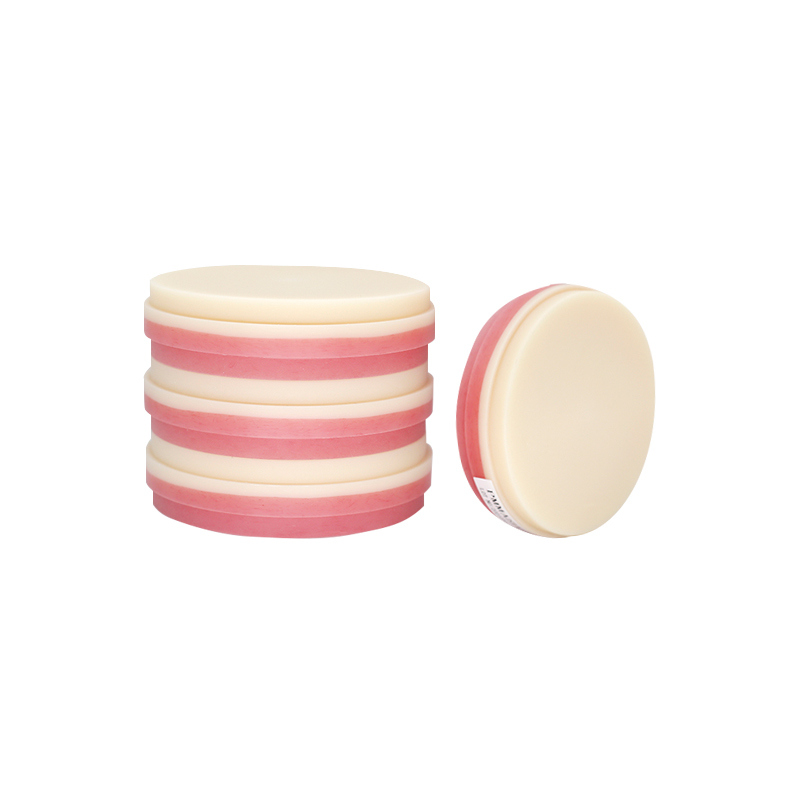 Duurzame en waterbestendige roze-A2 tandheelkundige PMMA-blok voor sterke en stevige restauraties