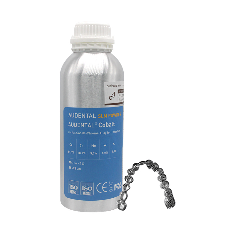 Audental CoCr SLM Poeder Hoogzuivere Kobalt-Chroom Legering voor Tandheelkundig 3D Metaalprinten en Lasersinteren