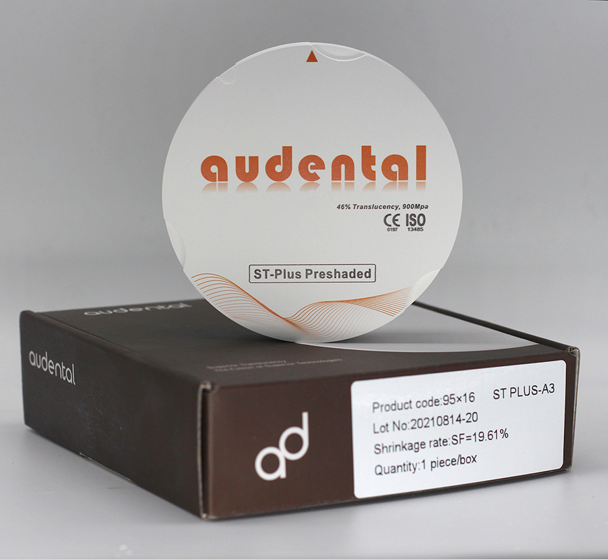 Bereik Perfectie met Audental ST Plus Preshade Dental Zirconia Blok voor Superieure Resultaten