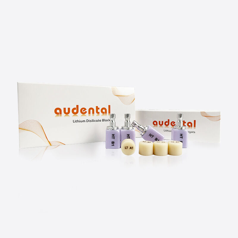 Tandheelkundige glaskeramiek lithiumdisilicaat materiaal dat sterkte en esthetische prestaties biedt voor anterieur tandheelkundig werk