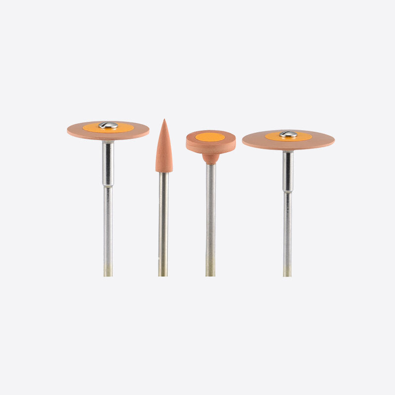 Zirkonium polijstboor compatibel met diverse tandheelkundige handstukken voor effectief polijsten van zirkonium tandheelkundige restauraties