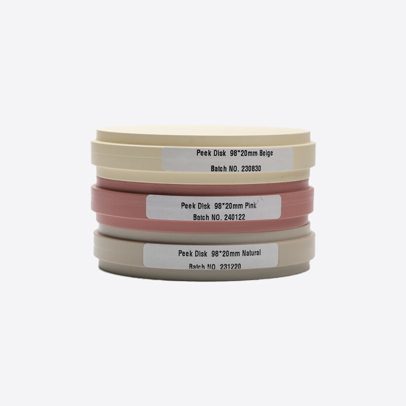 Tandheelkundige PMMA Blok Hoge Dichtheid 132 tot 151 Gram per Milliliter Geschikt voor Tijdelijke Tandheelkundige Restauraties en Frameworks