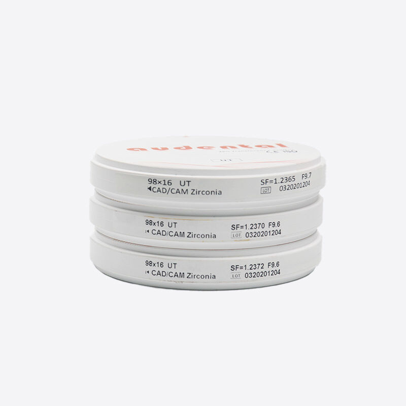 Dental Zirconia Block High Purity Composition met ZrO2 HfO2 Y2O3 voor sinterprestaties en uitstekende buigsterkte van 1350 MPa