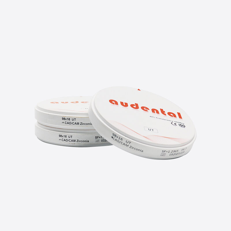 Dental Zirconia Block High Purity Composition met ZrO2 HfO2 Y2O3 voor sinterprestaties en uitstekende buigsterkte van 1350 MPa