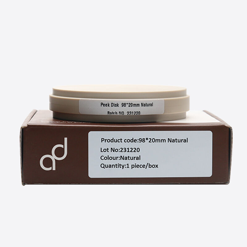 Dental Pmma Block Designed for Temporary Crowns Bridges Full Dentures and Partial Dentures with High Mechanical Strength
