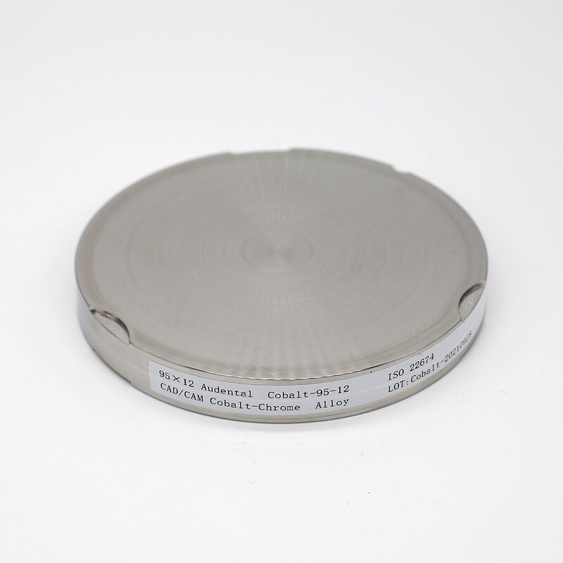 Duurzame Cobalt Chrome Block legering schijf voor tandheelkundig frezen met hoge treksterkte corrosiebestendigheid en prestaties