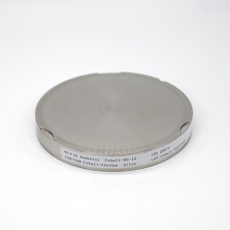 Duurzame Cobalt Chrome Block legering schijf voor tandheelkundig frezen met hoge treksterkte corrosiebestendigheid en prestaties