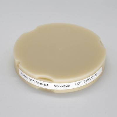 95 mm tandheelkundige freesblok PMMA Disc Mono PMMA Blank