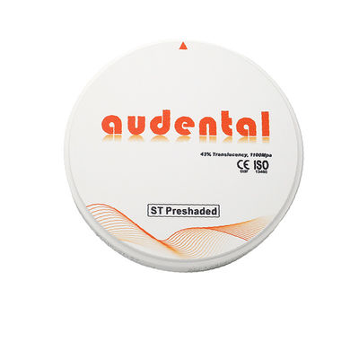 ST/DST Vita Zirkoniumdioxide Tandheelkundige Blok Super Translucentie CAD / CAM Materialen