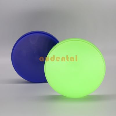 Groenblauw Precise Casting Dental Wax Disc Block voor tandheelkundig laboratorium