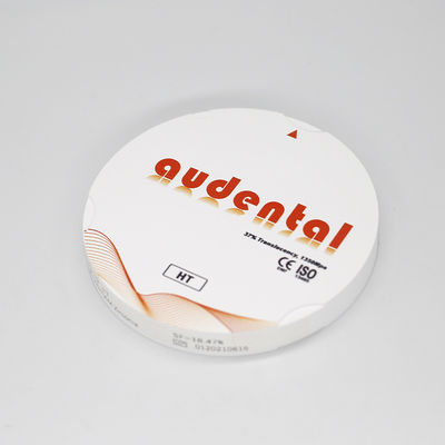 Sterkte 1350MPa Translucent HT White Zirconia Blocks OEM/ODM Verkrijgbaar in kartonnen verpakking