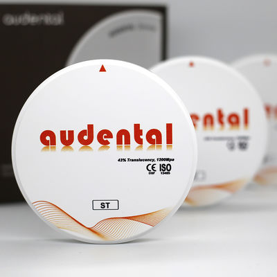 Soepel ST Wit Zirconia Tandblok Aanpasbare vorm OEM/ODM-mogelijkheid