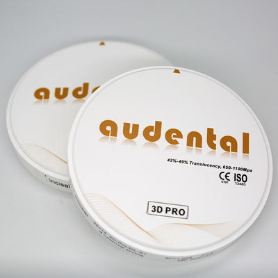 92/95/98mm Dental Lab 3D Pro Zirconia Block met hoge doorschijnendheid en meerlagig ontwerp