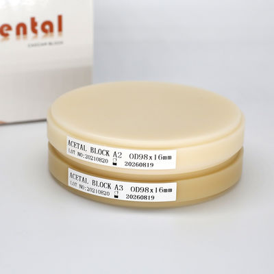 Audental Cadcam Dental PMMA Block OEM/ODM Tandheelkundig materiaal