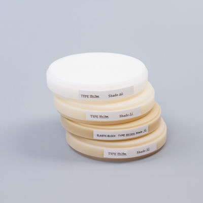 Audentaal tandheelkundig laboratorium PMMA Disc Pink Clear Flexible 98mm PMMA Block OEM