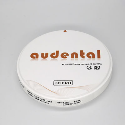 Audental CAD CAM Zirconia Block 3d Pro Dental Zirconia Disc Manufacturer