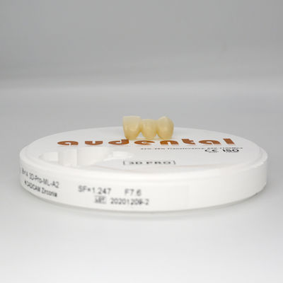 Meerschaal tandheelkundige zirconia schijf 3D voor CAD CAM freesysteem 98/95/92mm