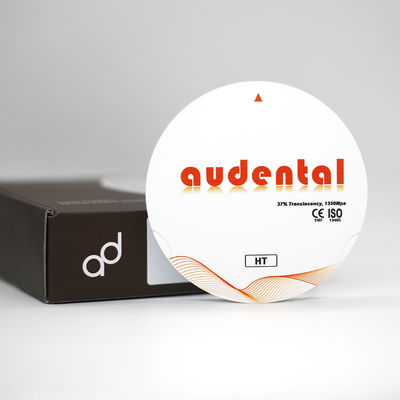 Tandheelkundige materialen OEM ODM HT Wit Zirconia freesblok Hoge sterkte 1350MPa voor tandheelkundige toepassingen