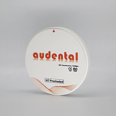 Audental Beste prijs HT/DHT Witte Zirconia Blocks Tandheelkundig Lab CAD CAM Systeem Tandheelkundig Verbruikbaar Tandheelkundig Zirconia