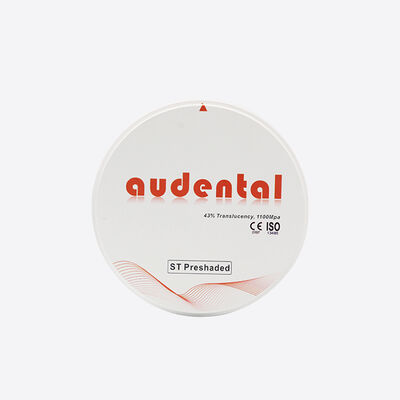 Pre Shaded Zirconia Block biedt natuurlijke schaduwnauwkeurigheid en hoge doorschijnendheid geschikt voor kronen bruggen en fineer