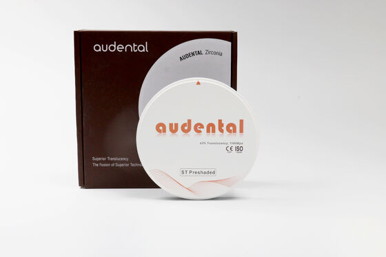 Vooraf gekleurd Zirkoniumoxide blok met bewezen biocompatibiliteit en naleving van de vereisten voor medische hulpmiddelen voor veilige tandheelkundige toepassingen