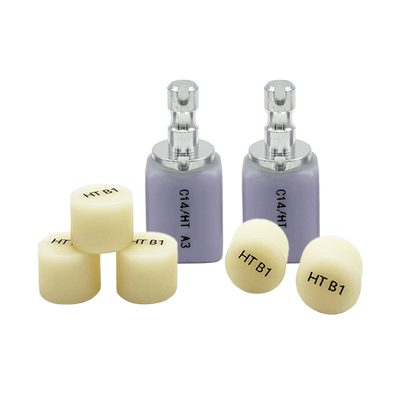 Dental Glass Ceramics lithium disilicaatblokken ontworpen voor minimaal invasieve tandverwerking en esthetische resultaten